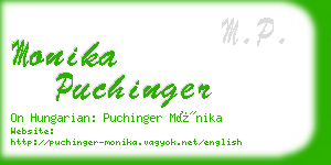 monika puchinger business card